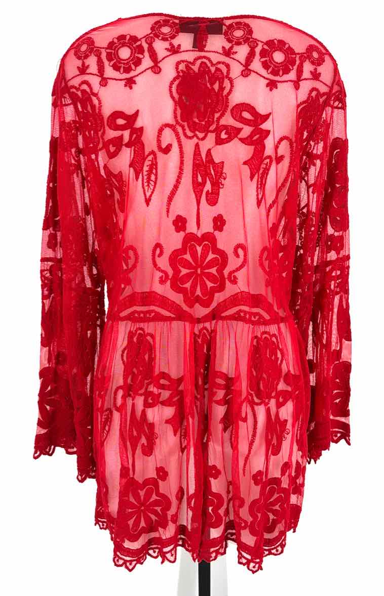 Size 14/16 LANE BRYANT Red Shirt