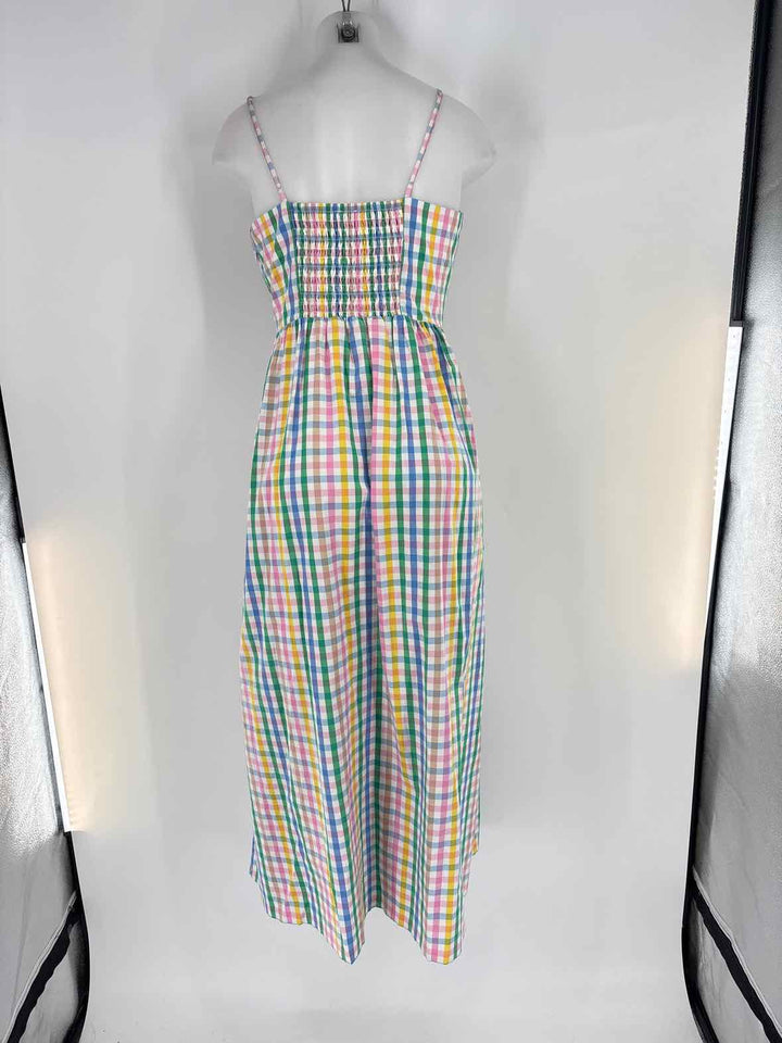 Size 6 J Crew Multi-Color Dress