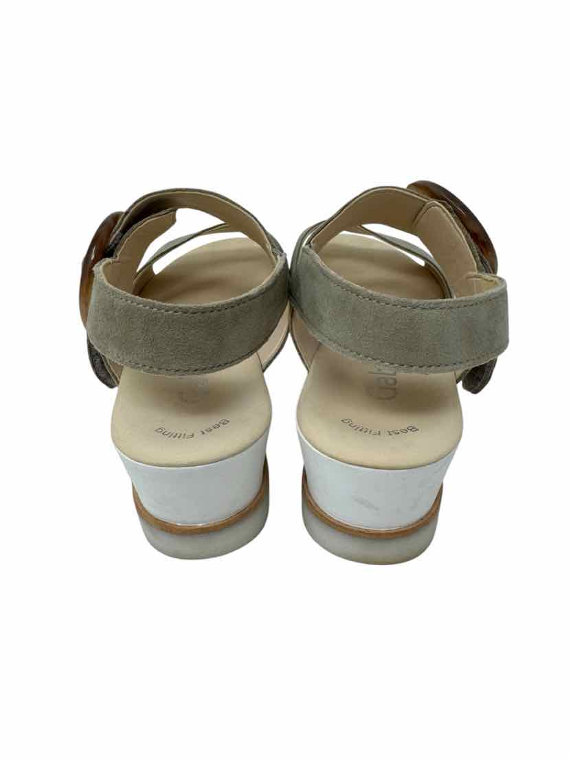 Shoe Size 5.5 GABOR Green Sandals