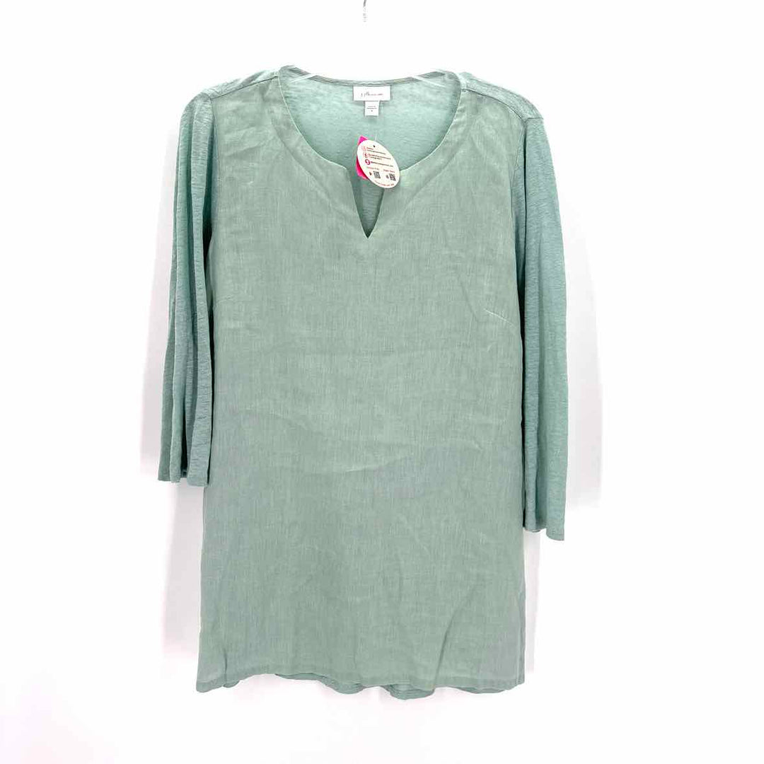 Size M J JILL MINT Linen Shirt
