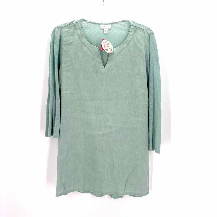 Size M J JILL MINT Linen Shirt
