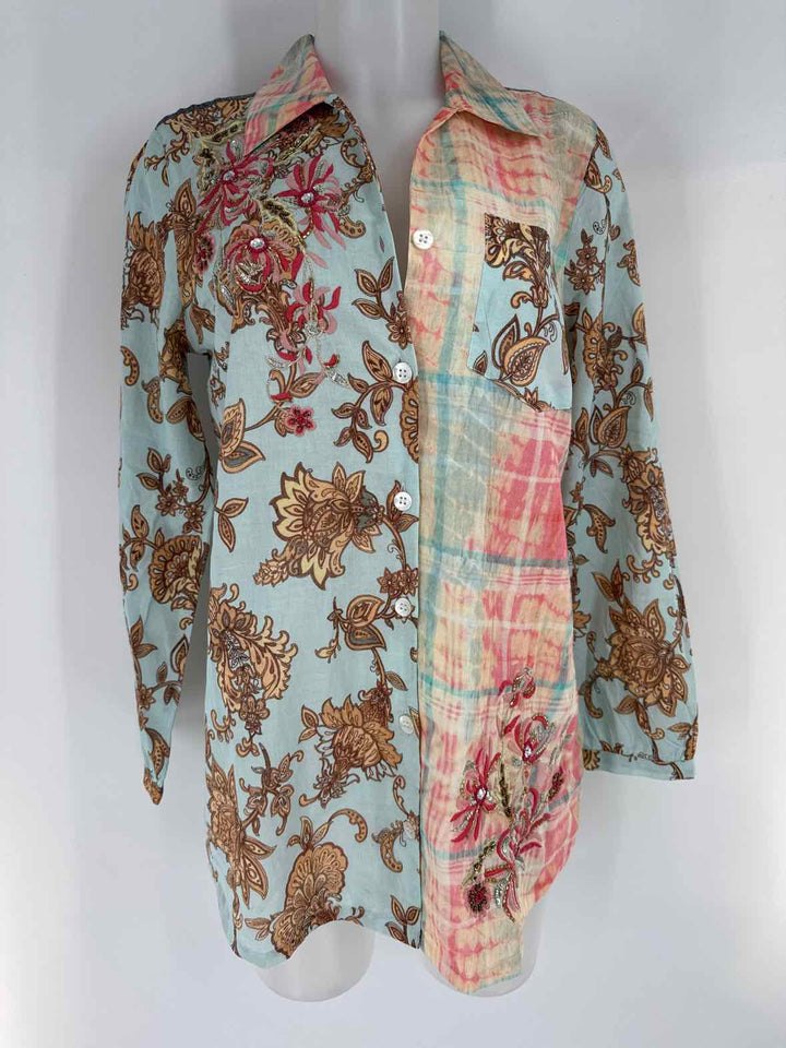 Size S SOFT SURROUNDINGS Multi-Color Shirt