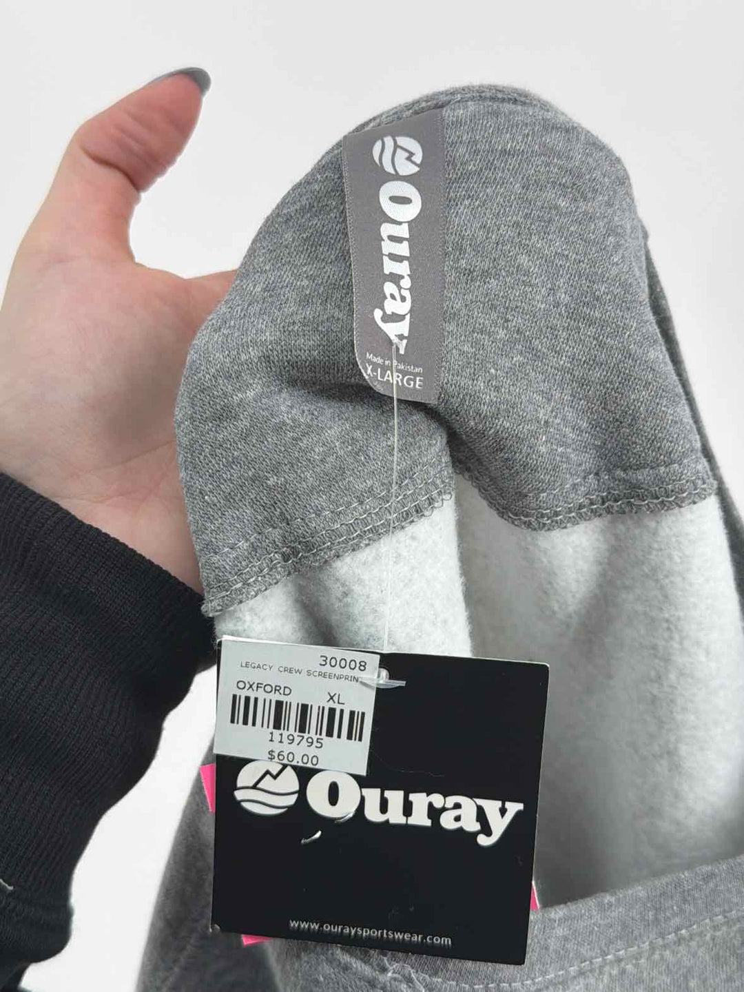 Size XL Gray Sweater
