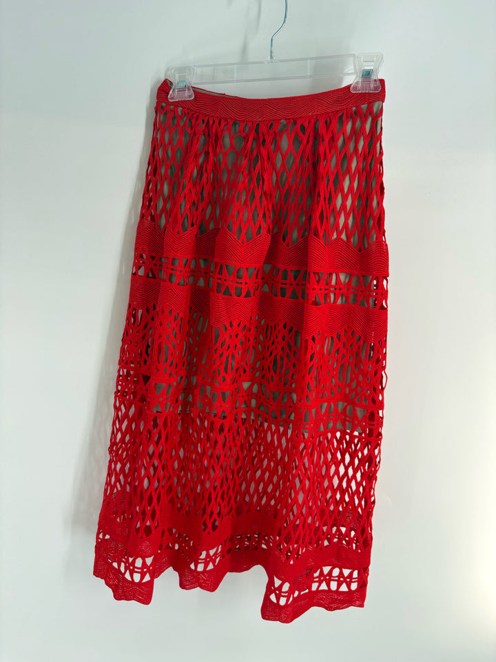 Size 2 Red Skirt