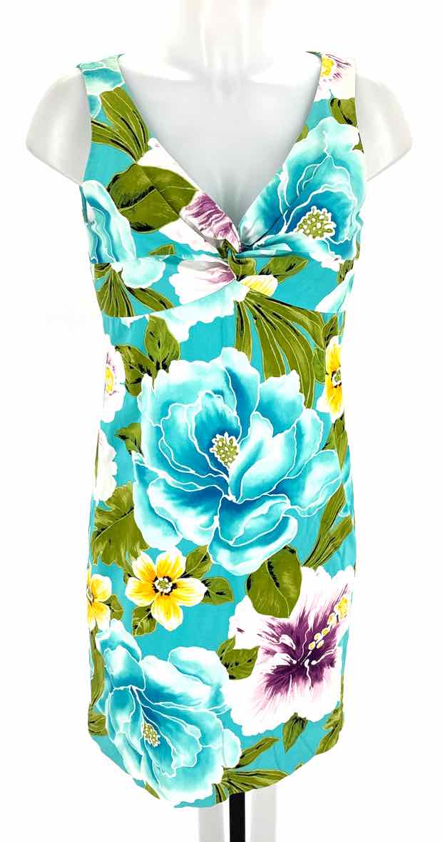 Size 4 Jones New York Multi-Color Dress