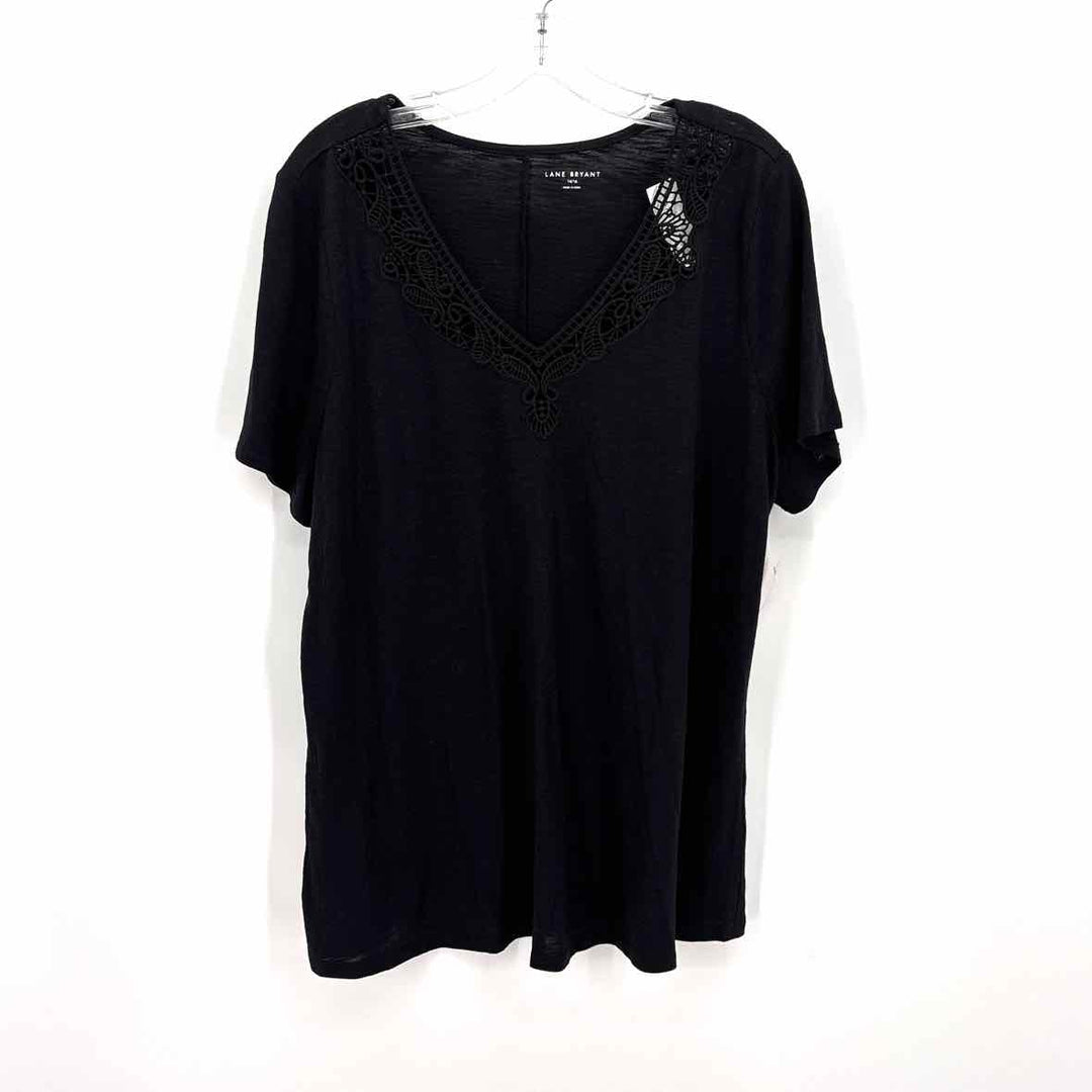 Size 14/16 LANE BRYANT Black Shirt