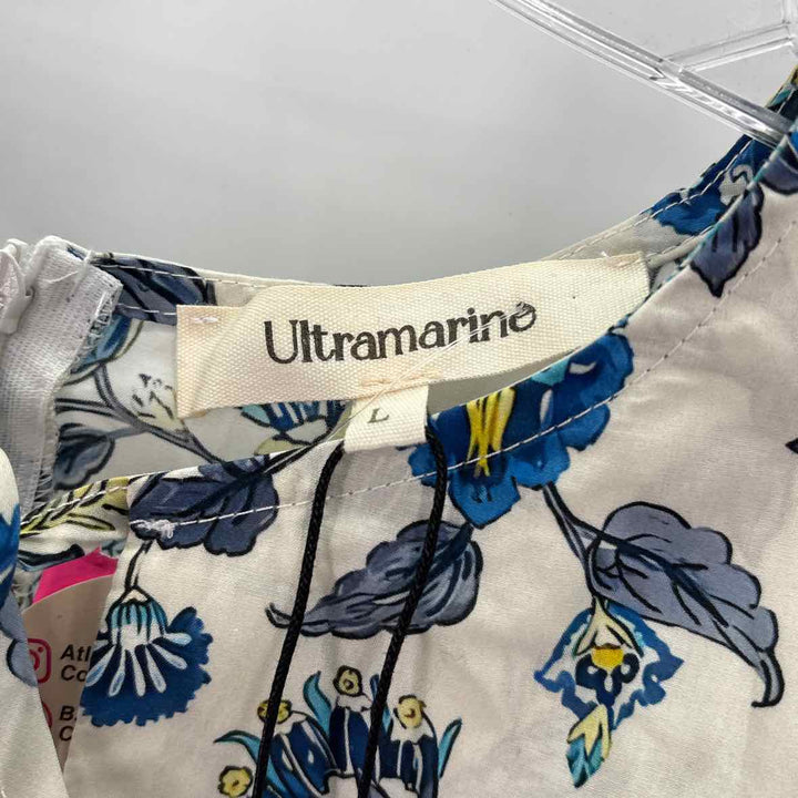 Size L White Cotton Dress