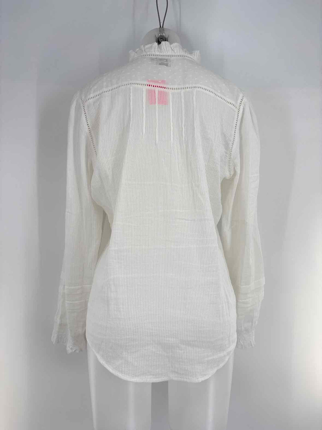 Size L FAHERTY White Cotton Shirt