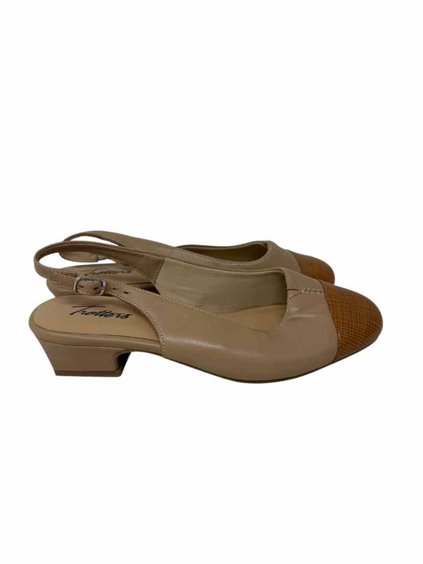 Shoe Size 7.5 TROTTERS Tan Leather Pumps