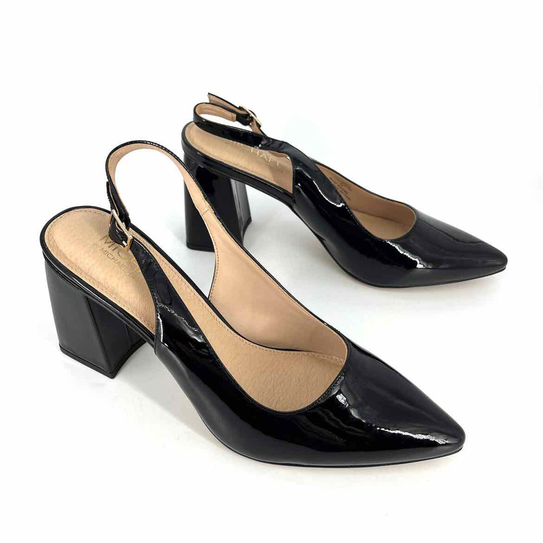 Shoe Size 10 Michael Kors Black PATENT Pumps