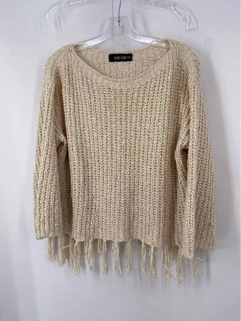 Size S/M FABRIK Tan Sweater