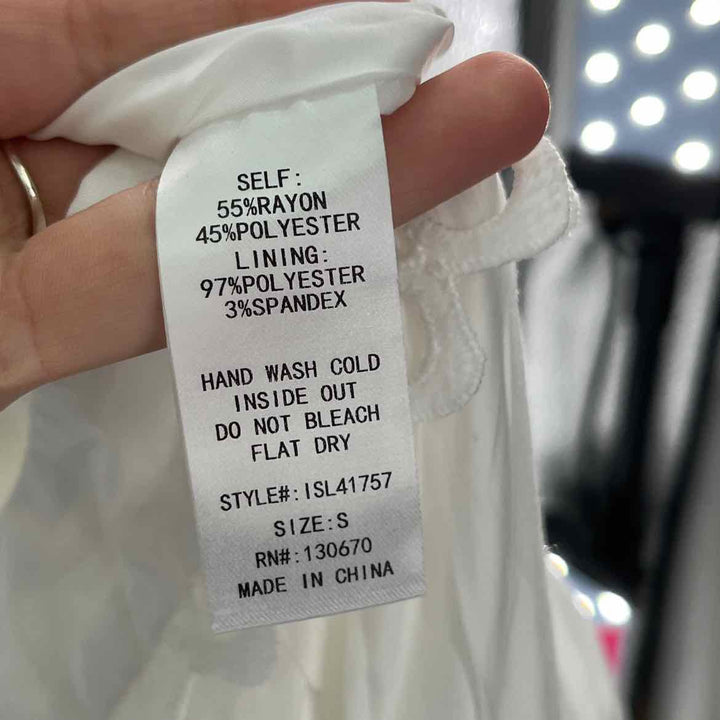 Size S INA White Skirt