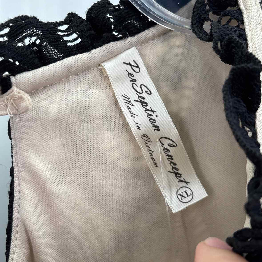 Size XL Black Lace Shirt
