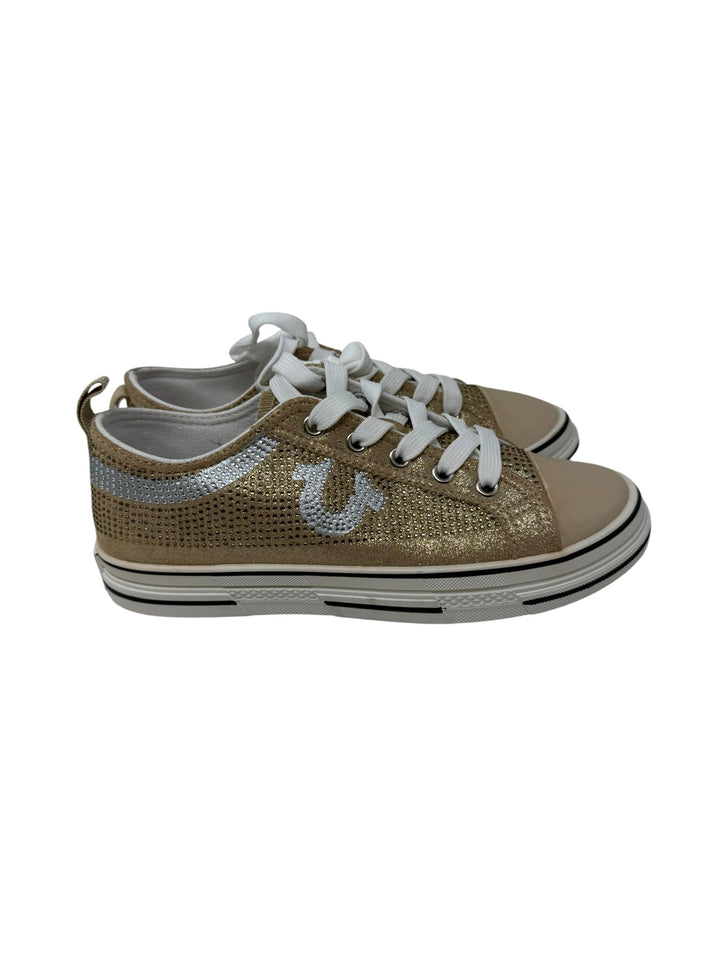 Shoe Size 6 True Religion Gold Sneakers