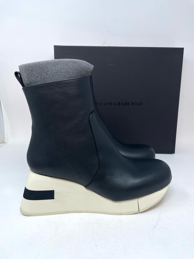 Shoe Size 39 Black Leather Boots