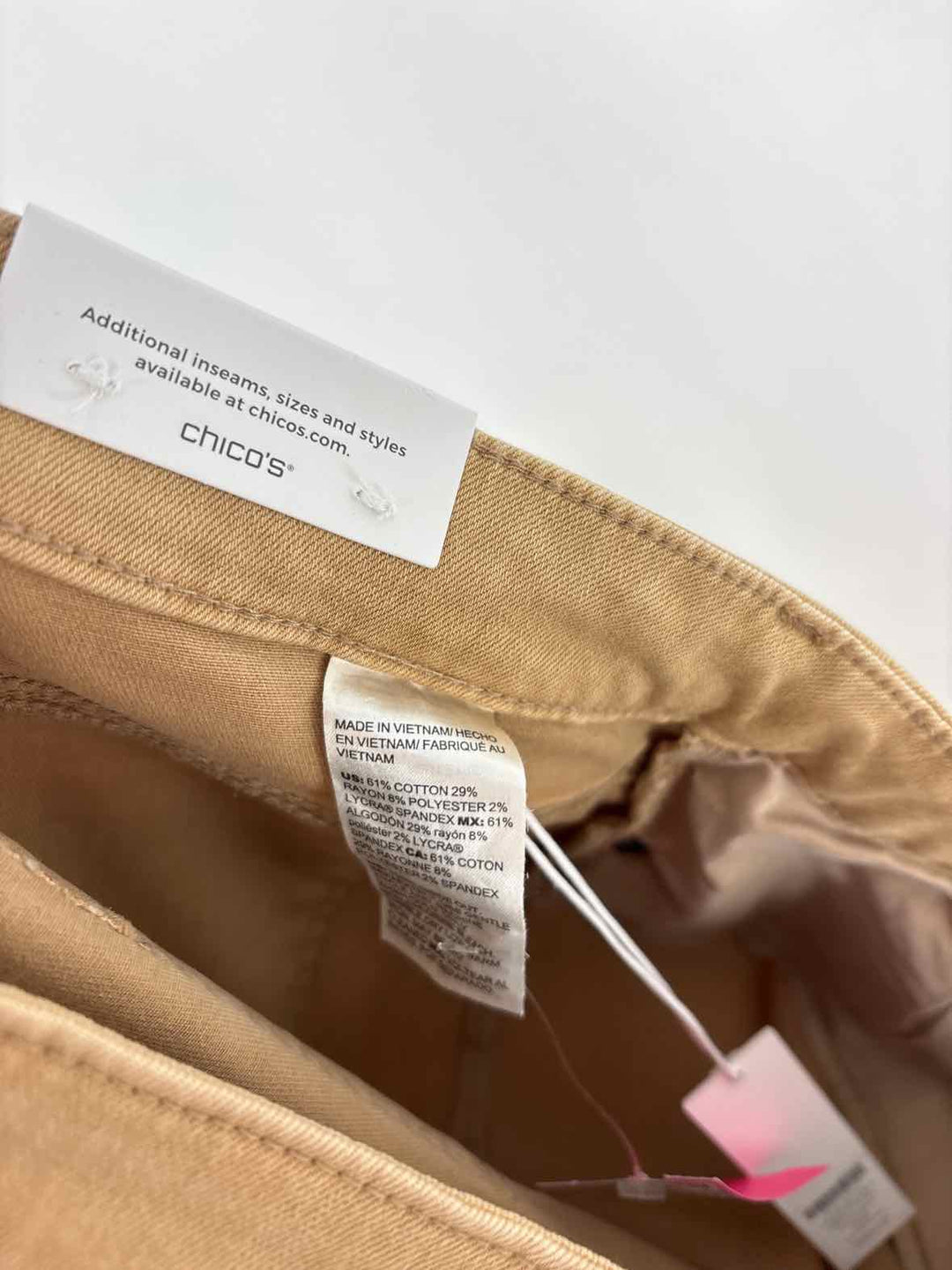 Size 10 Chico's Tan Pants
