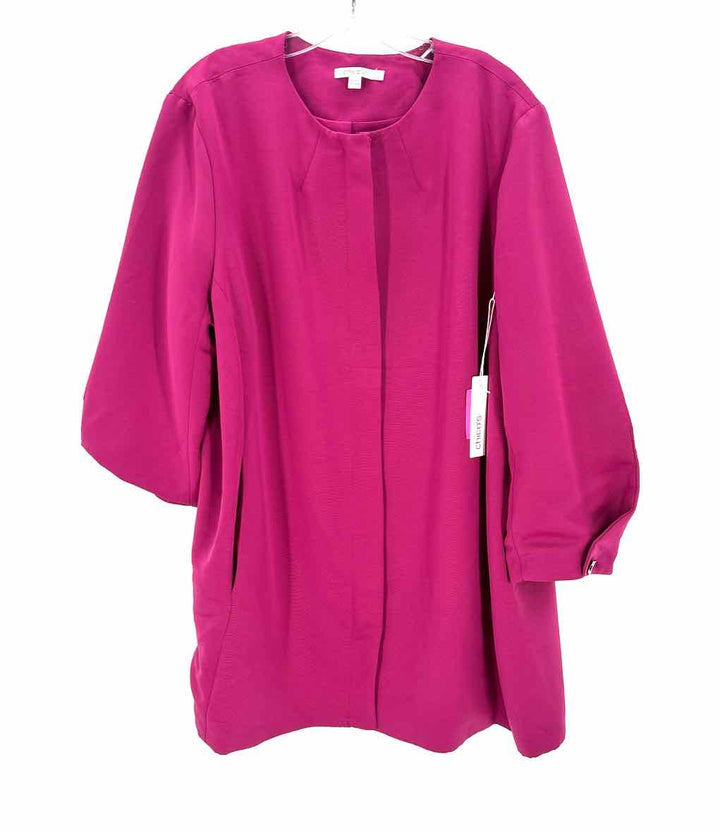 Size 1X Chico's Fuschia Blazer