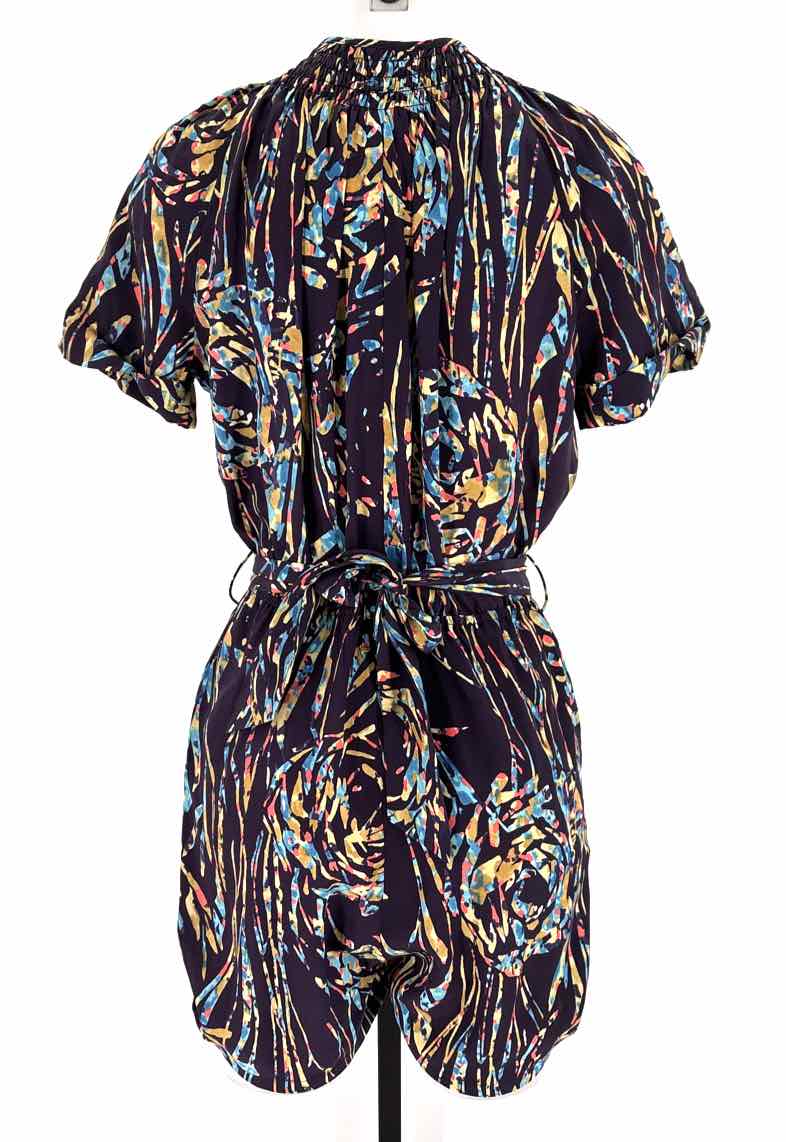 Size S Purple Print Romper