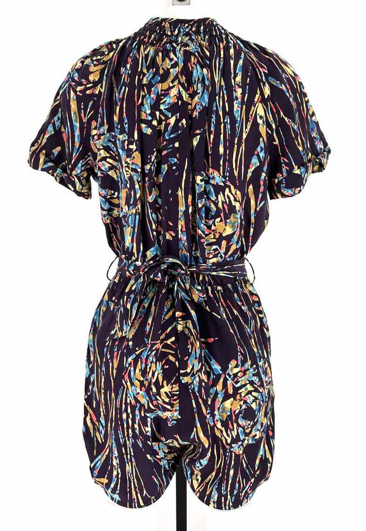 Size S Purple Print Romper