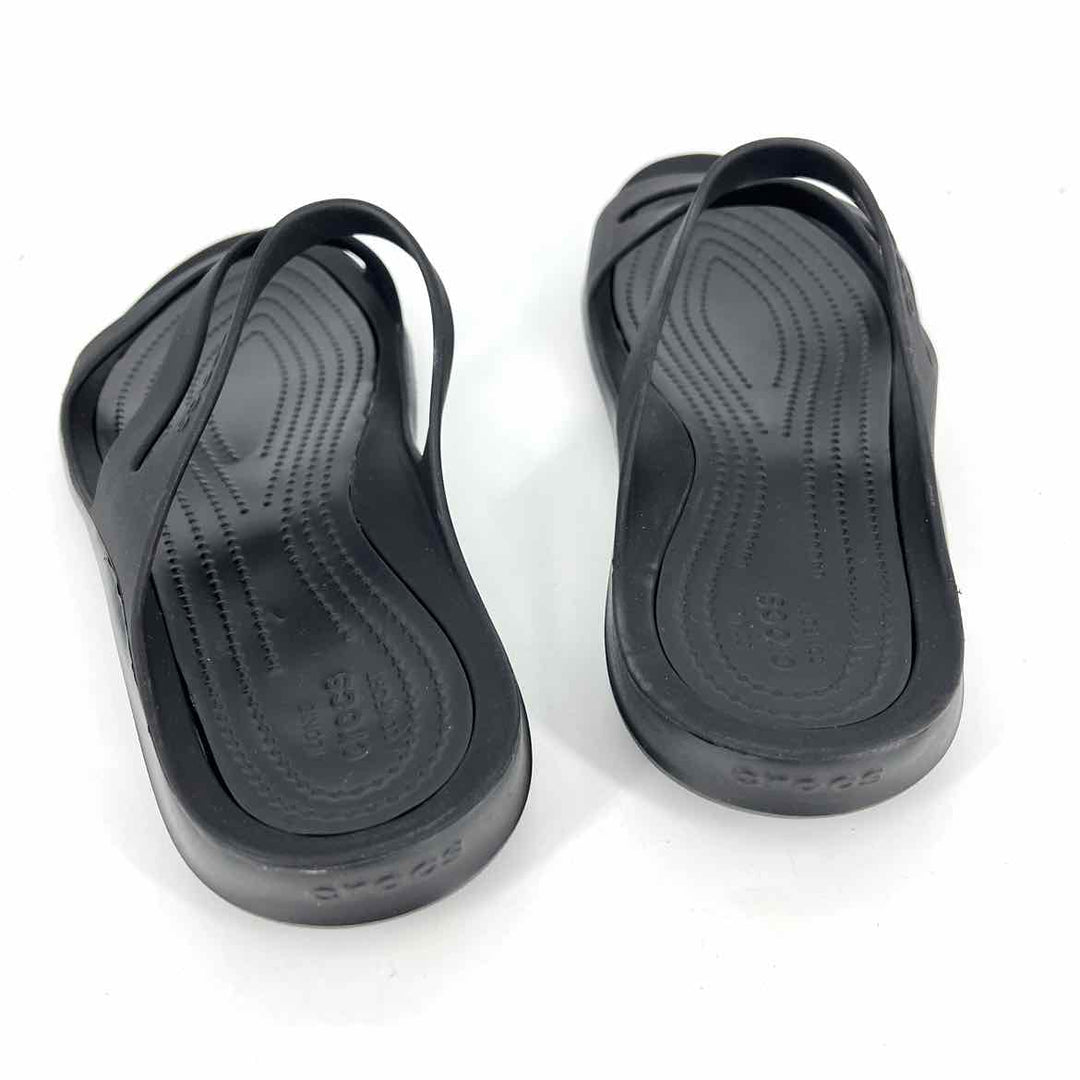 Shoe Size 10 Crocs Black Sandals