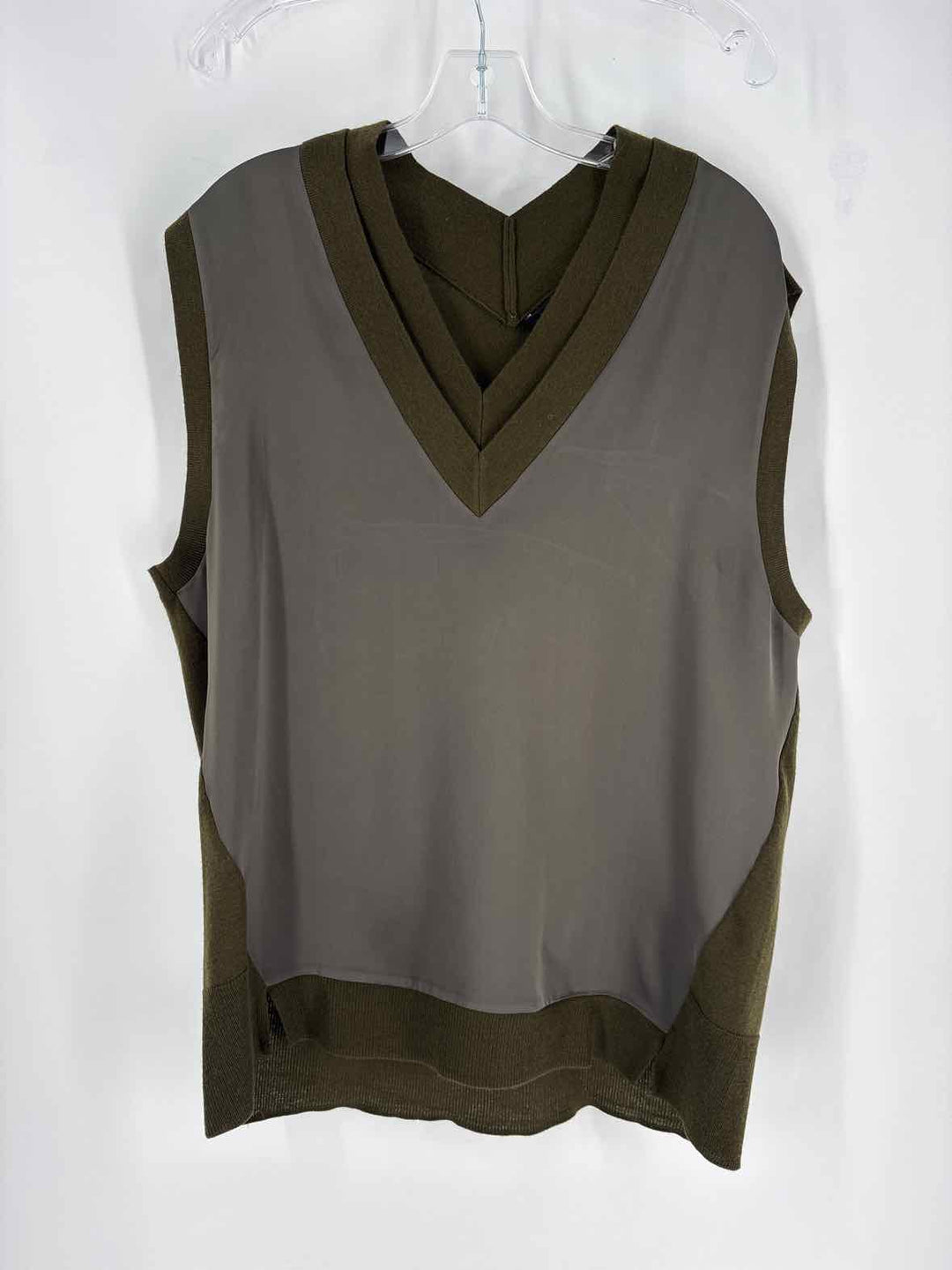 Size XS ALL SAINTS Olive Sateen Shirt
