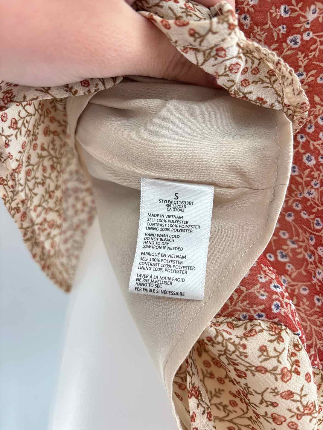 Size S Multi-Color Shirt