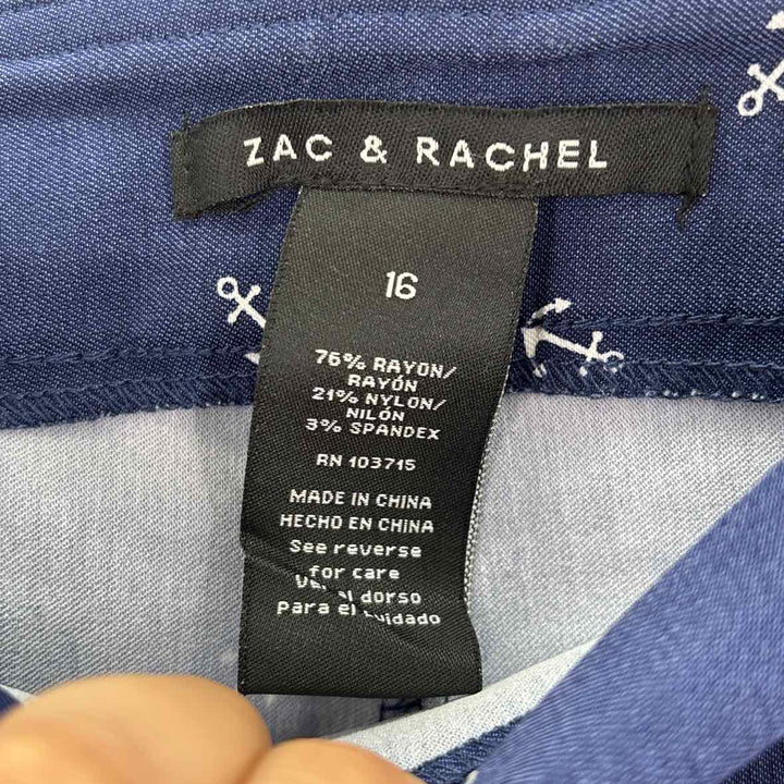 Size 16 ZAC & RACHEL Navy Shorts
