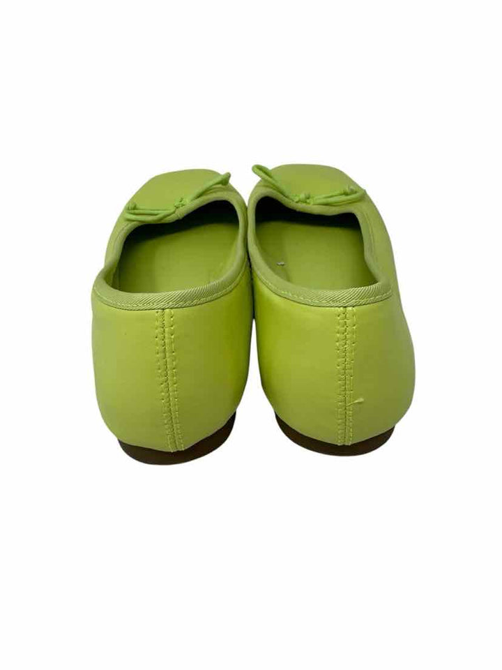 Shoe Size 9 Steve Madden Lime Green Leather Flats