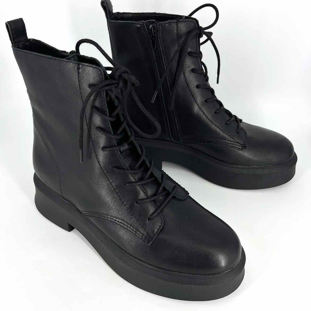 Shoe Size 9.5 Steve Madden Black Leather Boots
