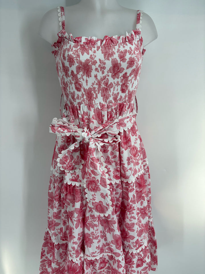 Size XS PINK PRINT Dress