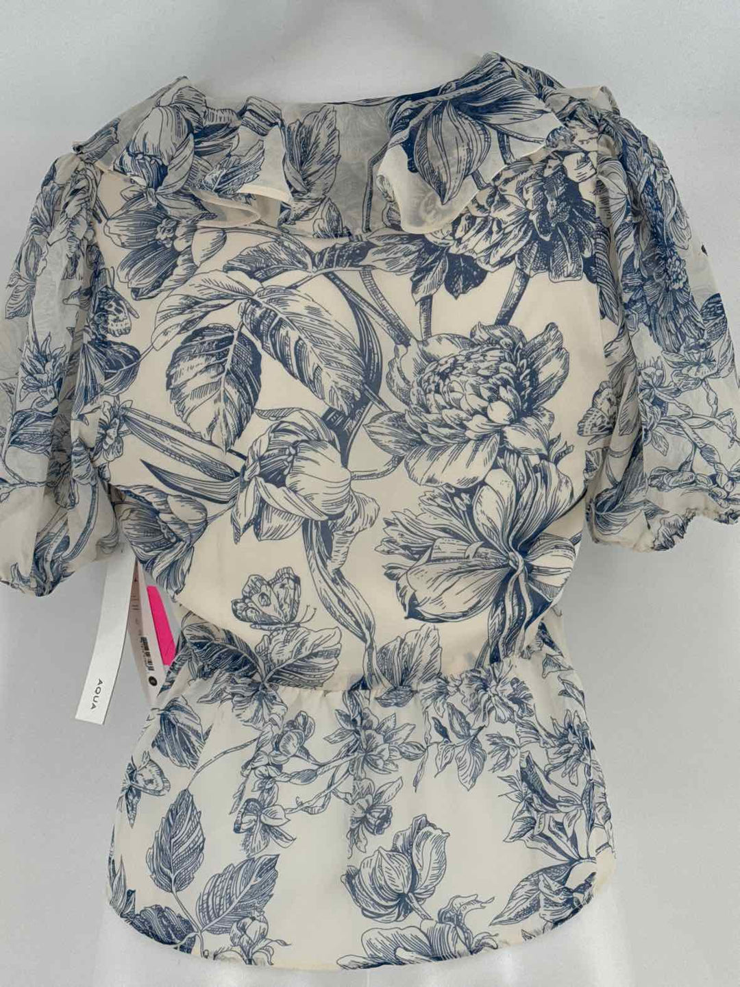 Size XS AQUA Cream Shirt
