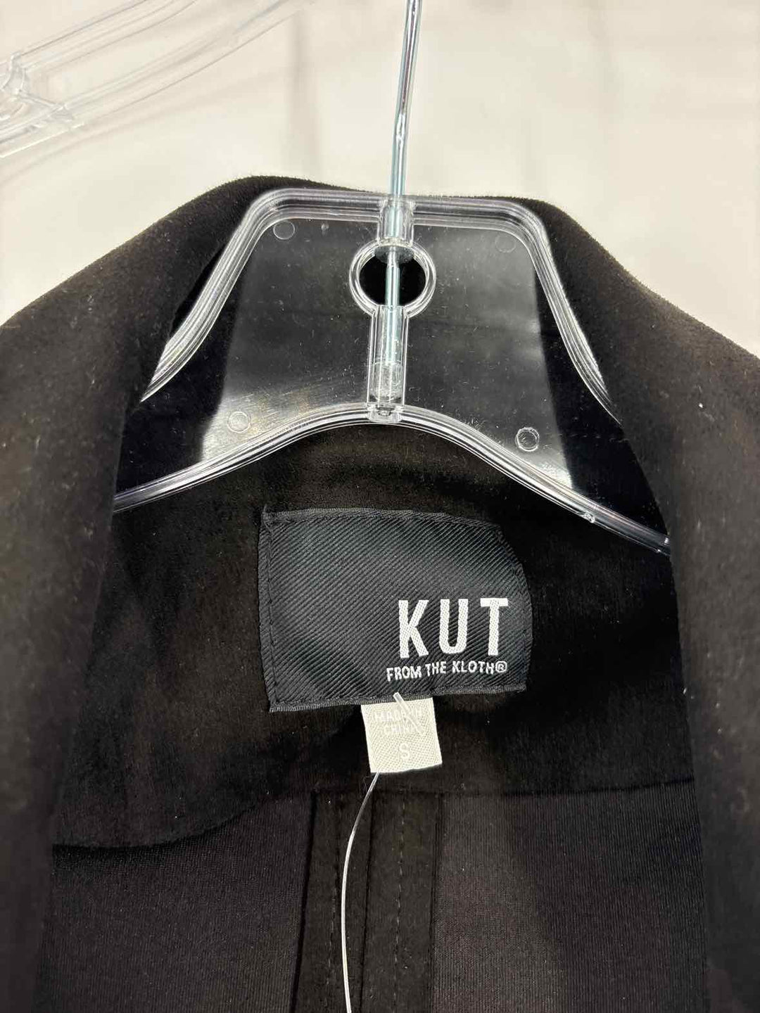 Size S KUT Black Suede Jacket