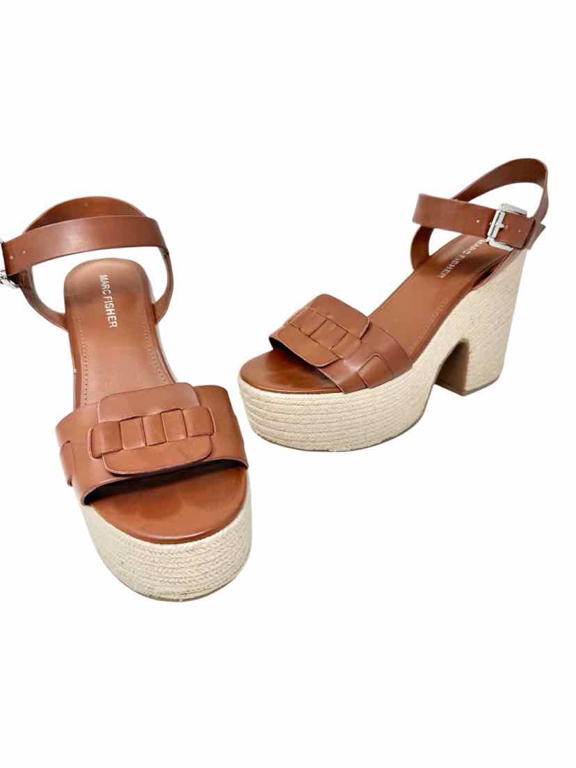Shoe Size 9.5 MARC FISHER Brown Sandals