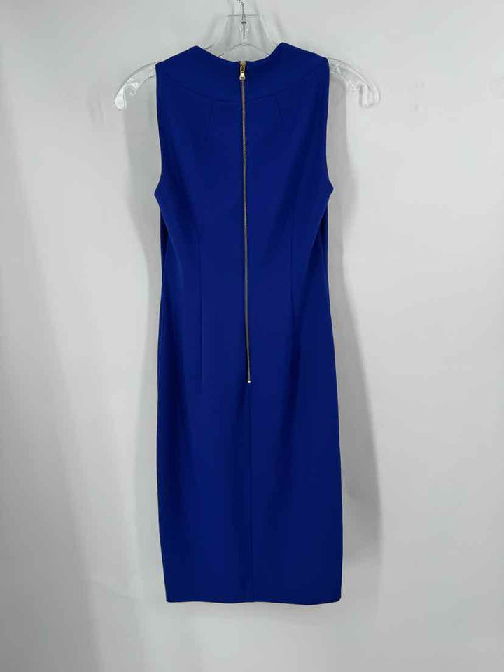 Size 2 Calvin Klein Purple Dress