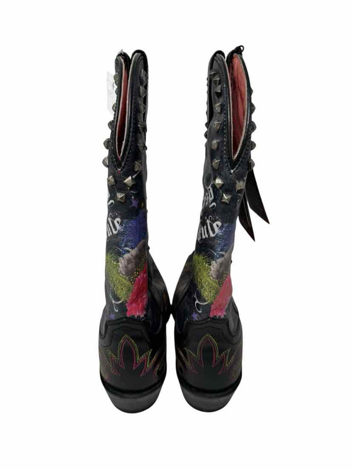 Shoe Size 6.5 Ariat Black Print Boots
