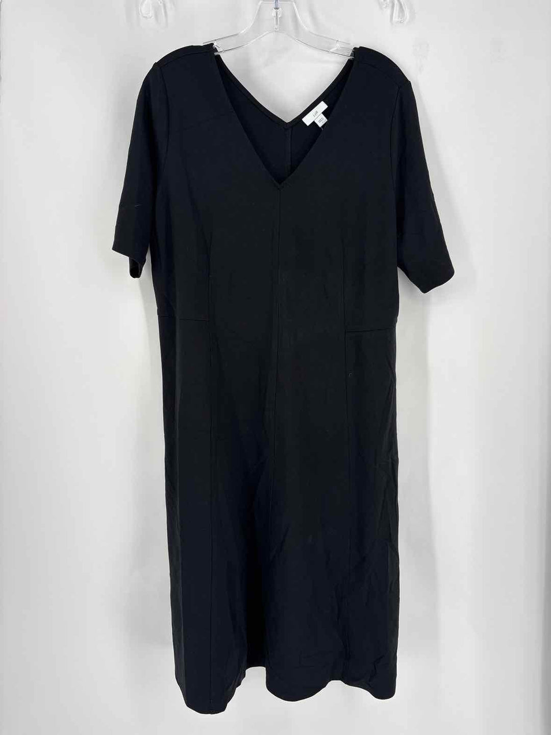 Size L J JILL Black Dress