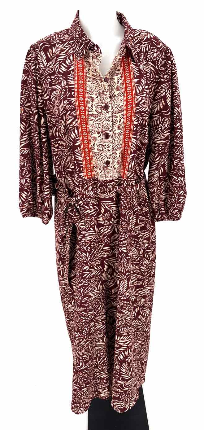 Size XL Burgundy Dress