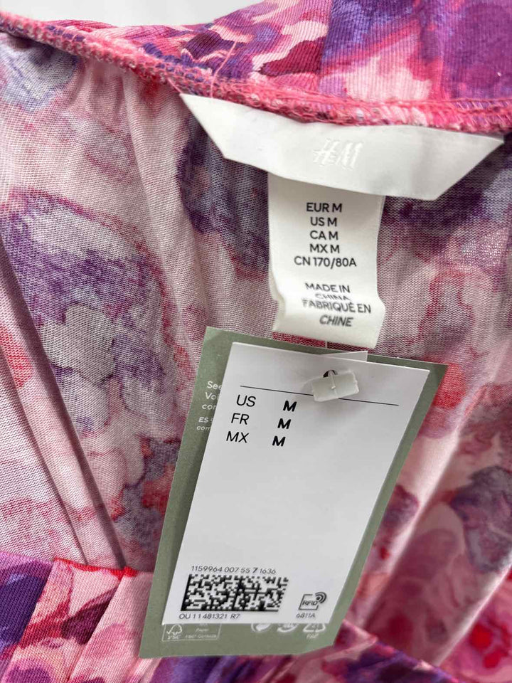 Size M H&M PINK PRINT Pants