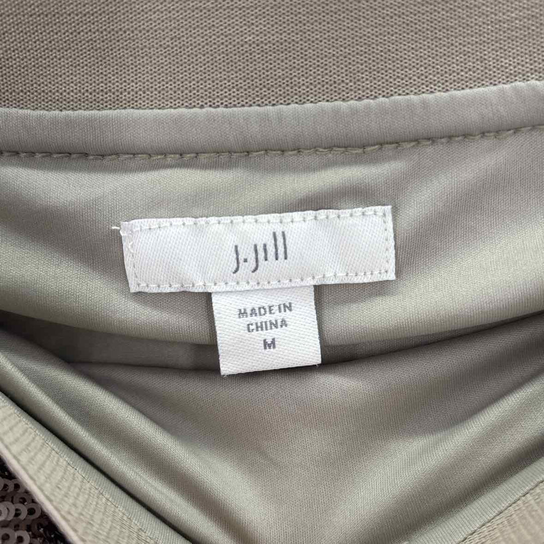 Size M J JILL Silver Skirt
