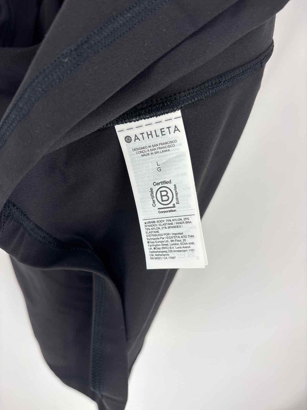 Size L Athleta Black Dress