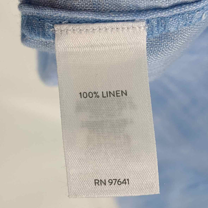 Size Petite J JILL Light Blue Linen Shirt