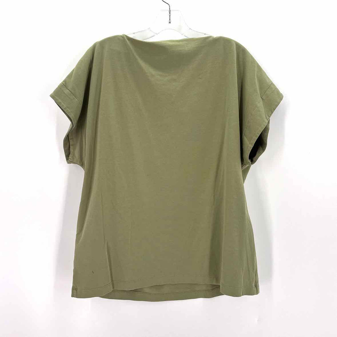 Size XL Chico's Sage Cotton Spandex Shirt