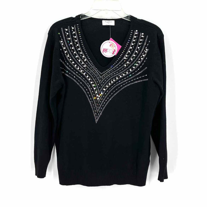 Size 1X Black Sweater