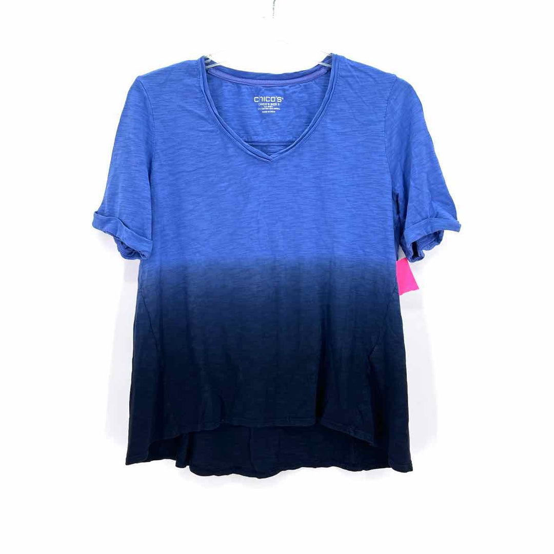 Size L Chico's Blue Shirt