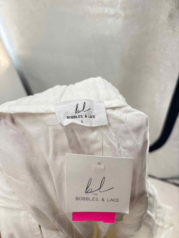 Size L White Shorts