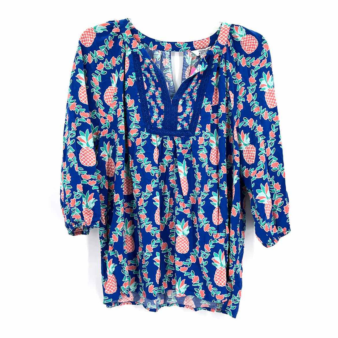 Size XL CROWN & IVY Blue Shirt