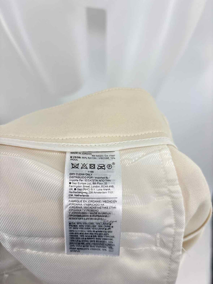 Size 2 Banana Republic Ivory Pants
