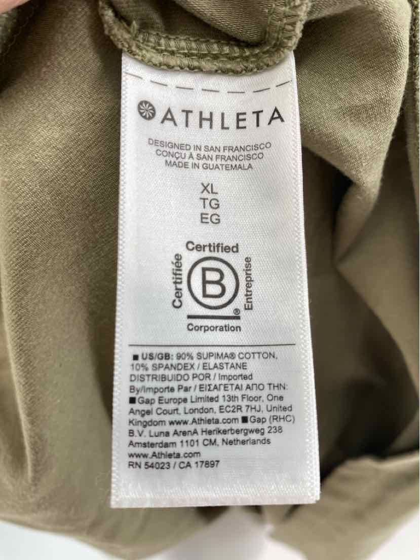 Size XL Athleta Green Dress