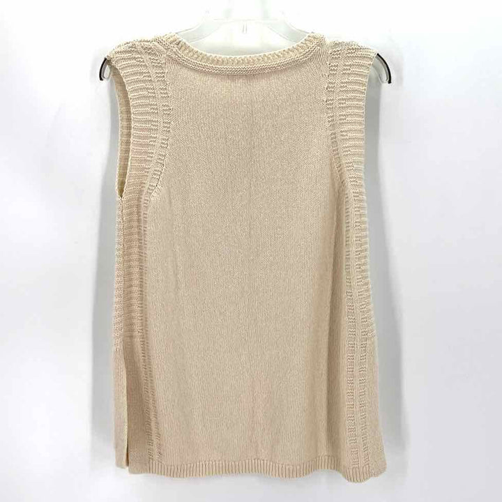 Size M J JILL Cream Vest