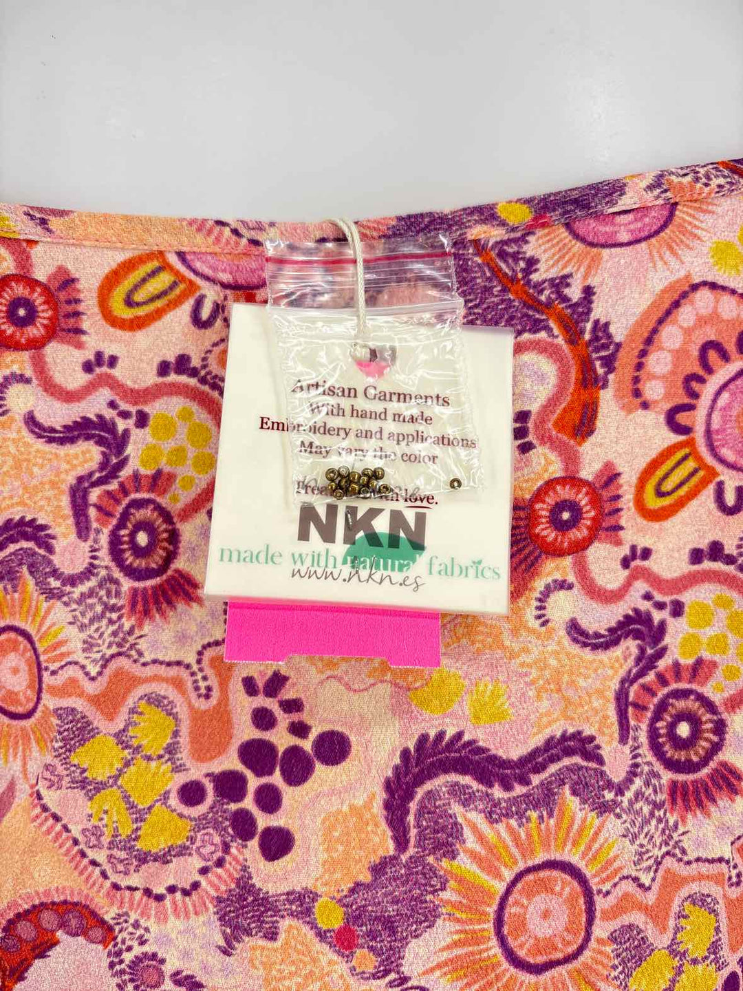 Size M PINK PRINT Dress